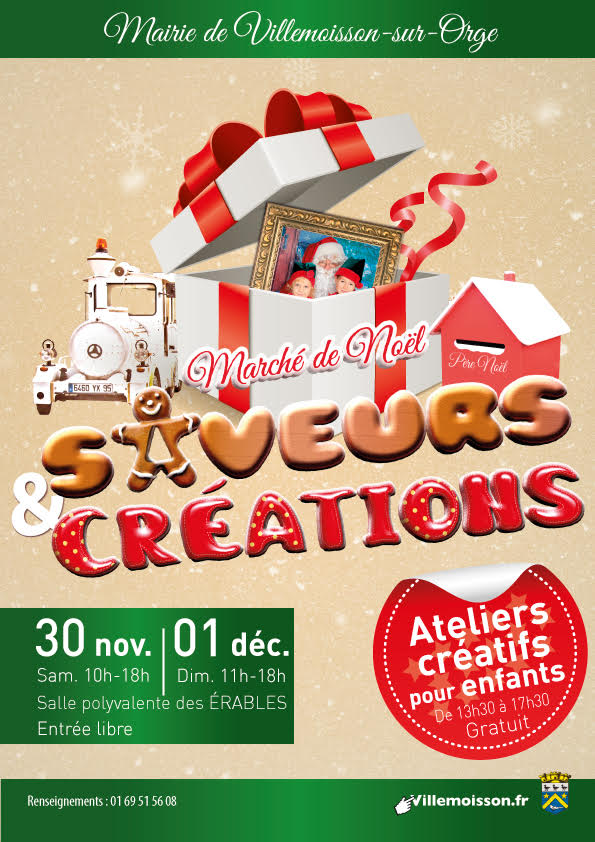 Marché de Noël Villemoisson l’atelier des jardins gourmands